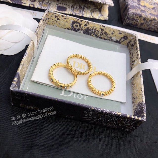 Dior飾品 迪奧經典熱銷中古款專櫃火爆款女戒指  zgd1010